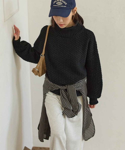 ニット セーター チャンキーニットプルオーバー レディース : ZOZOTOWN