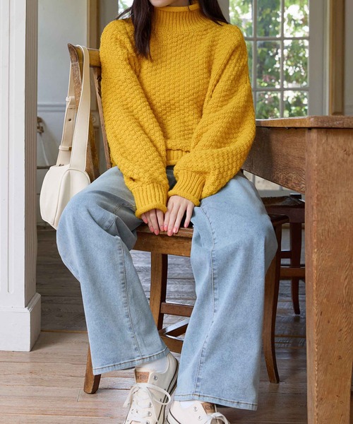 ニット セーター チャンキーニットプルオーバー レディース : ZOZOTOWN