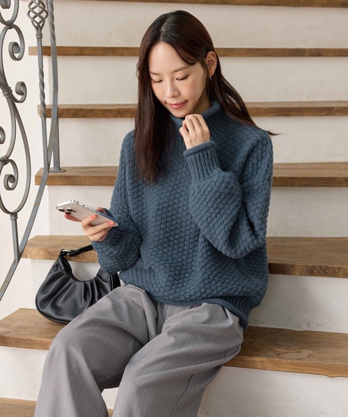 ニット セーター チャンキーニットプルオーバー レディース : ZOZOTOWN