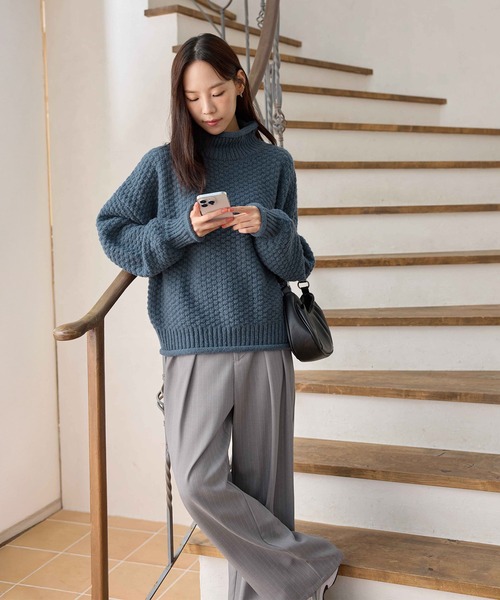 ニット セーター チャンキーニットプルオーバー レディース : ZOZOTOWN