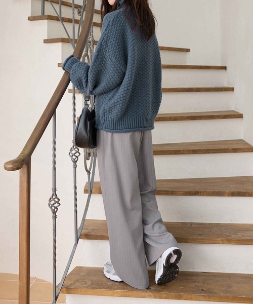 ニット セーター チャンキーニットプルオーバー レディース : ZOZOTOWN