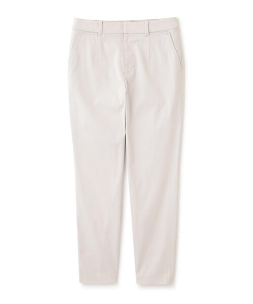 human woman（ヒューマンウーマン） パンツ サテンストレッチスリム