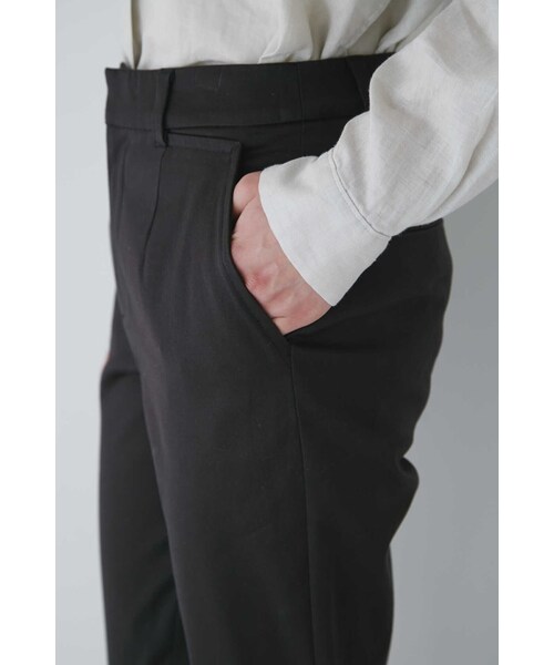 ★新品★人気ヒューマンウーマン　サテンパンツ human woman パンツ FOOD TEXTILE サテンパンツ レディース