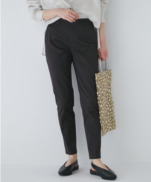 【XSサイズ】ストレッチスリムリブパンツ ブラック XS レディース 未使用品 aquagarage スキニーパンツ レディース ストレッチ パンツ S M L