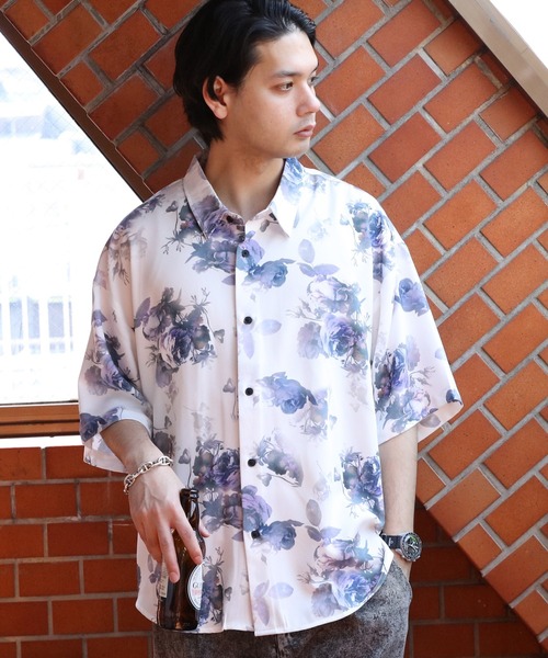 8 シャツ とろみ半袖シャツ メンズ レディース : ZOZOTOWN Yahoo!店