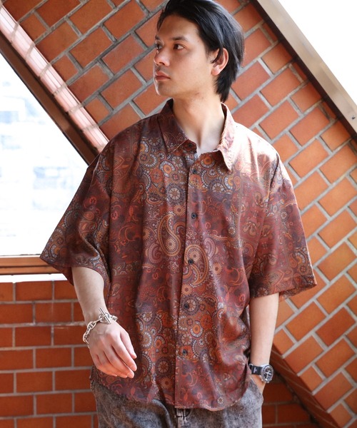 8 シャツ とろみ半袖シャツ メンズ レディース : ZOZOTOWN Yahoo!店