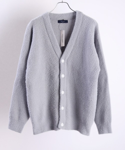 WESTSEA（ウエストシー） カーディガン フェザーヤーンニット ルーズ