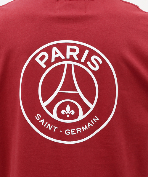 【現地購入】Paris Saint-German 背面大ロゴシャツ tシャツ 「Paris Saint-Germain」バックプリント エンブレム