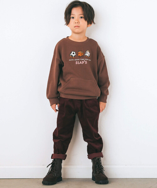 SLAP SLIP（スラップスリップ） トレーナー サガラ刺しゅうモチーフ