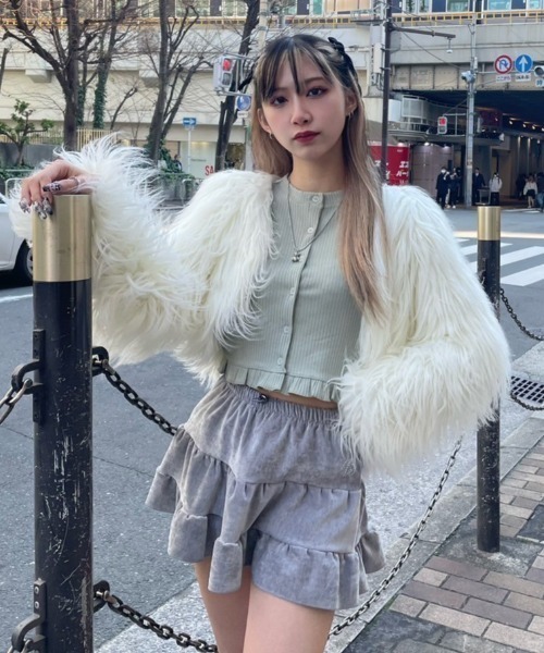 UGLY SHADOW カーディガン 「Uglyshadow」CRYSTAL CARDIGAN