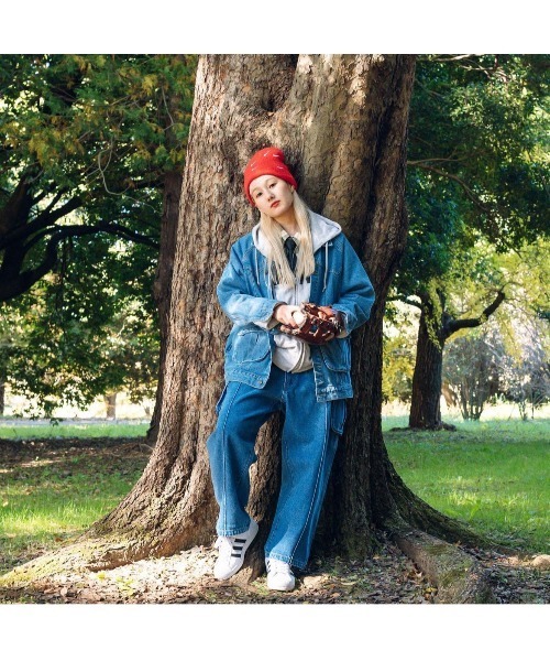 ballsy brothers ワイドストレート　パンツ デニム　カーゴ BADWAY × BALLSY BROTHERS denim pants – YZ