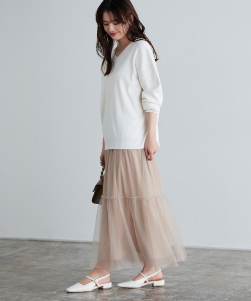 piroです。 Pierrot（ピエロ） ニット セーター Vネックニットプルオーバー