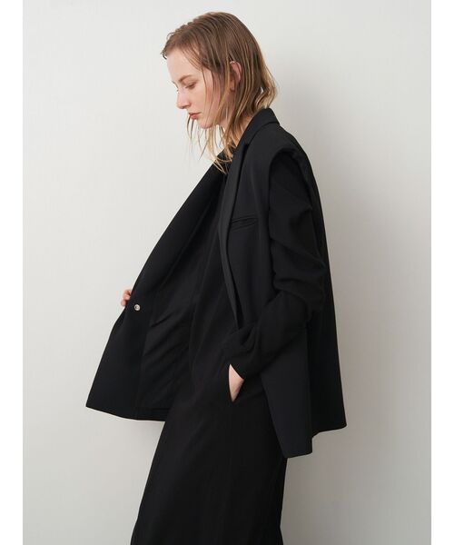 ELENDEEK ワンピース バックVジョーゼットワンピース : ZOZOTOWN