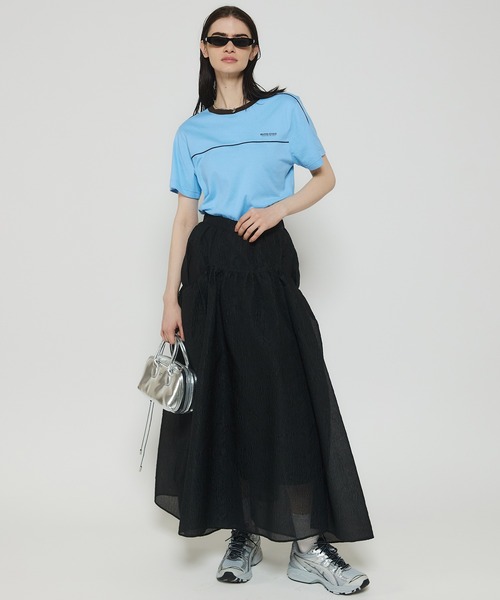 MAISON SPECIAL tシャツ Bicolor Line T-shirt/バイカラーライン