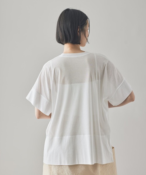 Curensology(カレンソロジー)/ワイドボクシーTシャツ　ホワイト Curensology tシャツ Curensology(カレンソロジー)/シアー