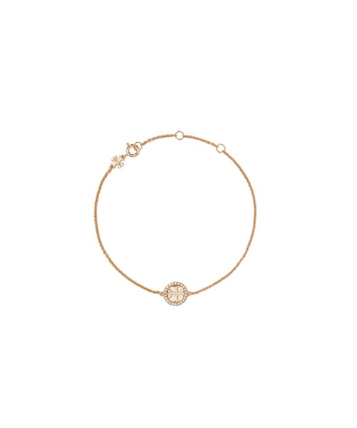 TORY BURCH（トリーバーチ） ブレスレット アイコン パヴェ チェーン 