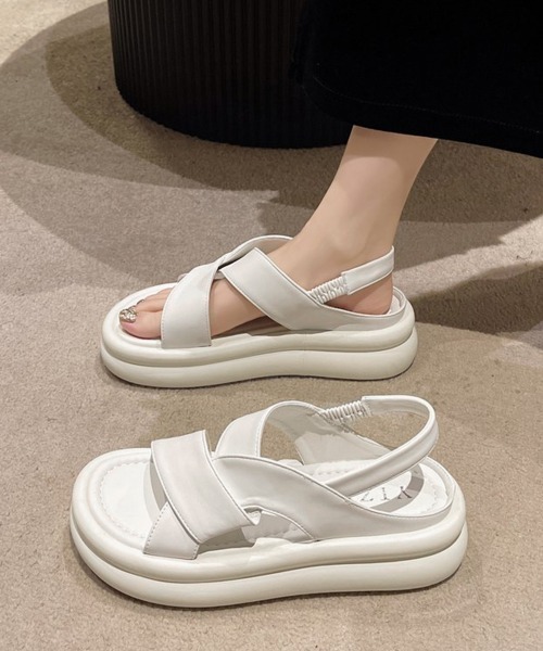 miniministore サンダル 厚底クロスサンダル コンフォート