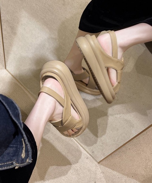 miniministore サンダル 厚底クロスサンダル コンフォート