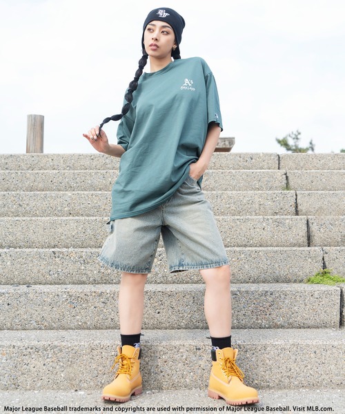 BACK TO THE FIELD tシャツ 「MLB」Handwritten styleロゴT