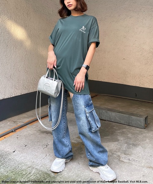 BACK TO THE FIELD tシャツ 「MLB」Handwritten styleロゴT