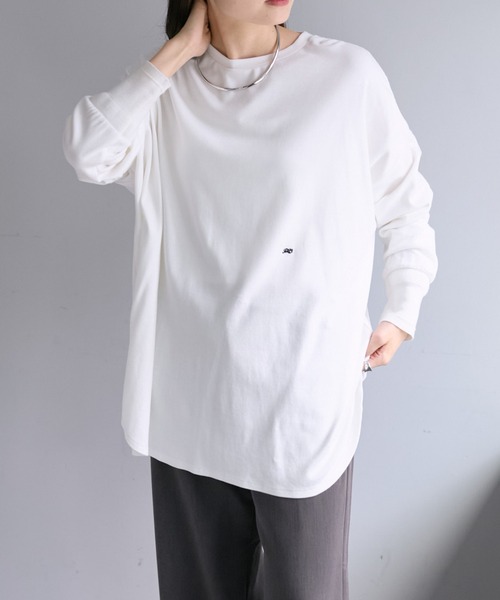 tシャツ 万能レイヤードカットソー レディース pual ce cin tシャツ Tシャツ 万能レイヤードカットソー