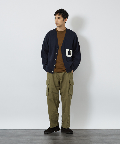Begin別注 UNIVERSAL OVERALL ワークなシャツカーディガン UNIVERSAL OVERALL | ユニバーサルオーバーオール Begin別注