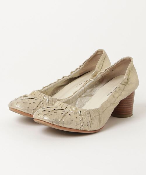 tsumori chisato WALK」 パンプス 23.5cm ゴールド レディース 
