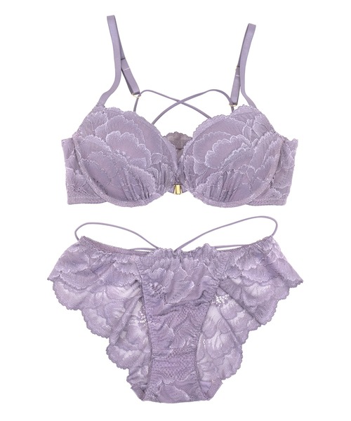 Tika ブラジャー ショーツセット 下着バッククロスデザイン
