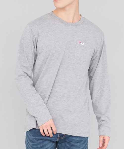N°21 × FILA ブルーシャツ Lサイズ　長袖　サイドジッパー　ロゴ N°21 × FILA ブルーシャツ Lサイズ 長袖 サイドジッパー ロゴ