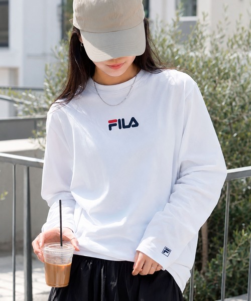 FILA（フィラ） tシャツ ワンポイント ブランド ロゴ 刺繍 胸ポケット