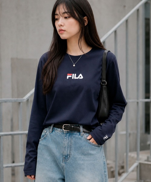 FILA（フィラ） tシャツ ワンポイント ブランド ロゴ 刺繍 胸ポケット