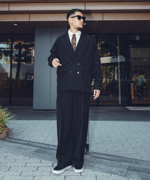 パンツ sibuyapie Subciety スラックス SIDE ZIP WIDE SLACKS メンズ レディース