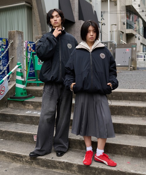 kutir 黒 ナイロンジャケット セール】2WAY REVAESIBLE NYLON DRAWCORD SHORT BLOUSON／2way