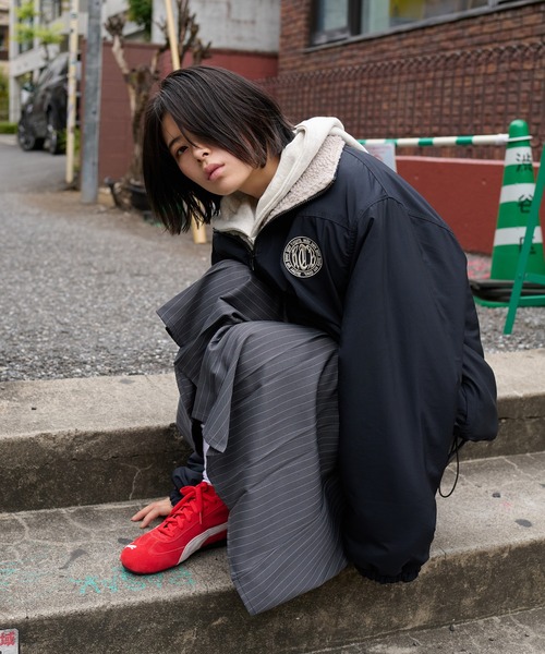 kutir ブルゾン アウター 2way REVERSIBLE NYLON BOA BLOUSON