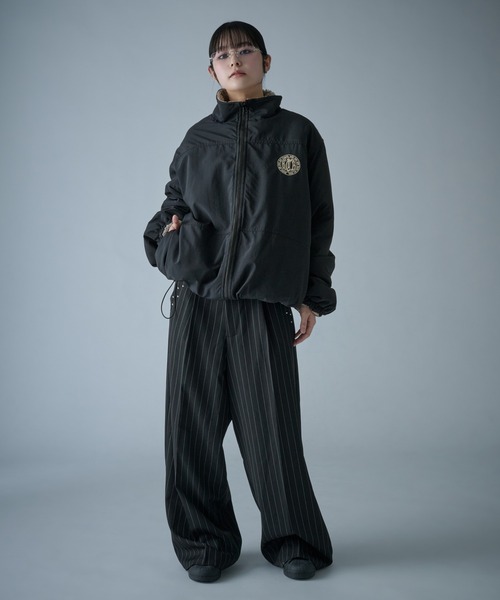 kutir（クティール） ブルゾン アウター ボア 2WAY REVERSIBLE NYLON