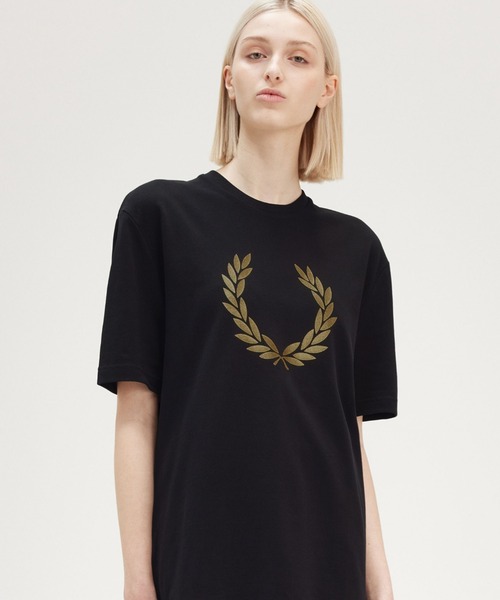 tシャツ llic Laurel Wreath T-Shirt／メタリックローレルリースTシャツ レディース