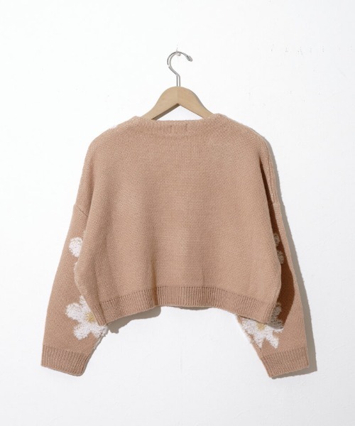 ニット セーター プレイフルフラワーニット レディース flower（ファッション） ニット セーター プレイフルフラワー