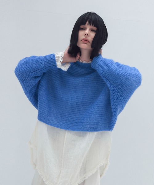DRESSLAVE ニット セーター feather mohair dolman sleeve