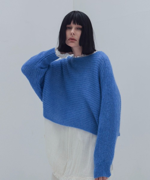 DRESSLAVE ニット セーター feather mohair dolman sleeve