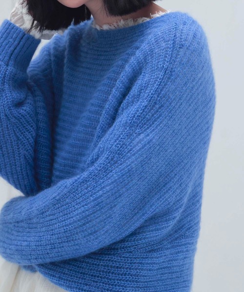 DRESSLAVE ニット セーター feather mohair dolman sleeve