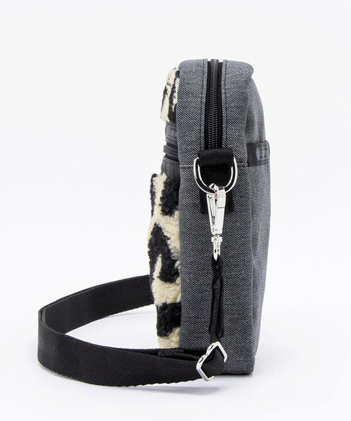 LeSportsac DENIM PHONE CROSSBODY レオパードシェルパ LeSportsac ショルダーバッグ バッグ DENIM PHONE CROSSBODY