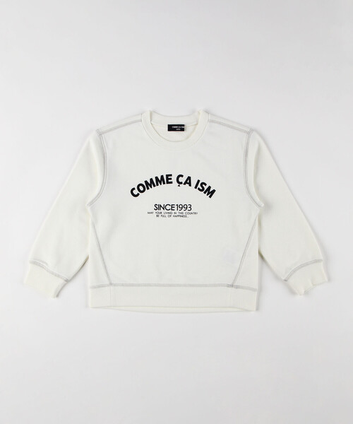 COMME CA ISM（コムサイズム） トレーナー 3本針ステッチ ベーシック