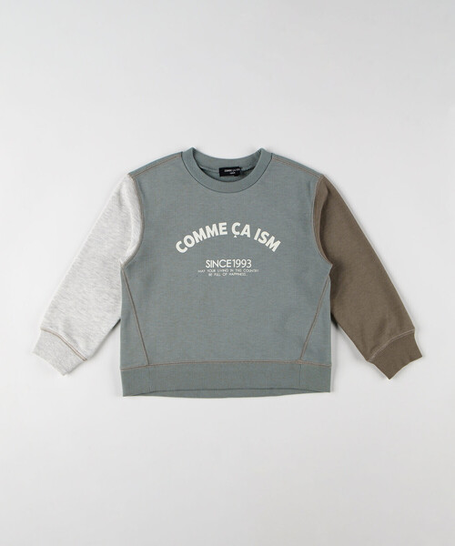 COMME CA ISM（コムサイズム） トレーナー 3本針ステッチ ベーシック