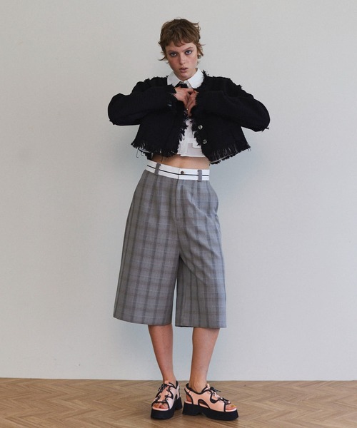 【新品　未使用】maison specialメゾンスペシャル　ハーフパンツ MAISON SPECIAL パンツ Double Waist Easy Half Pants/ダブル
