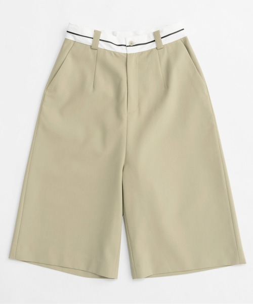 MAISON SPECIAL スラックス パンツ Marvelt Half Pants