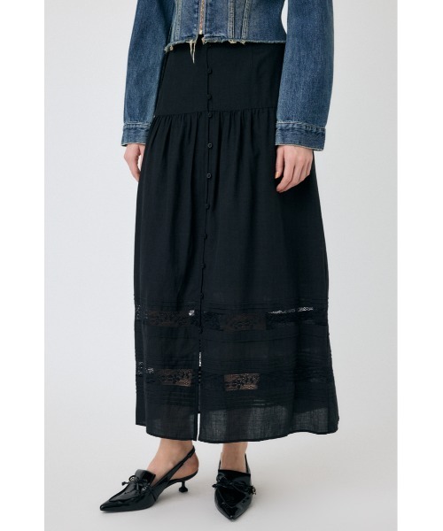 MOUSSY（マウジー） ロング スカート COTTON マキシスカート