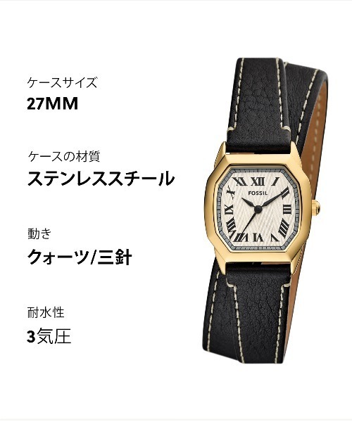 fossil レディース 時計 Fossil Womens Watch BQ1759 38mm Rose Gold Tone Case/Band