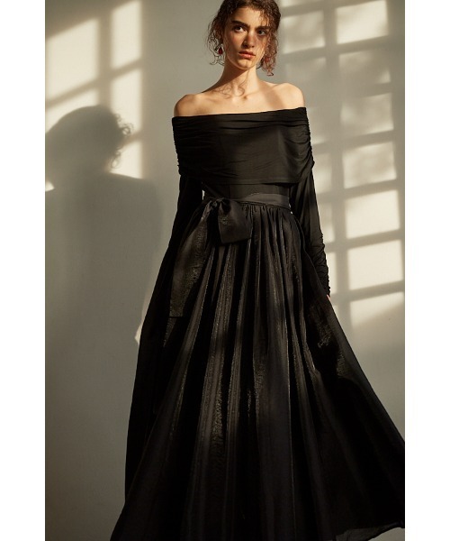 Estella.K ワンピース Della Belted Long Dress カット＆クロス
