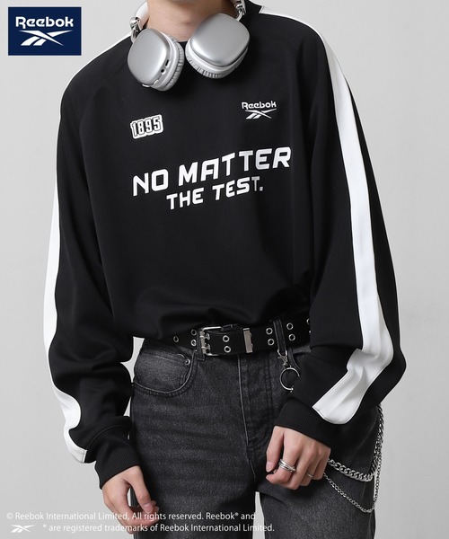 Reebok tシャツ 「REEBOK」 ロングスリーブ ゲーム ロゴ Tシャツ