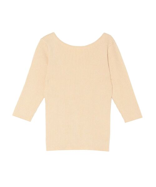 ラクーンシルクニット LAGUNAMOON ニット セーター シルクブレンド2WAYニットプル